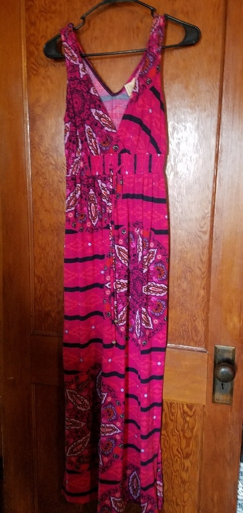 Pink and Navy Dress